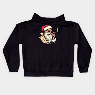 cool santa Kids Hoodie